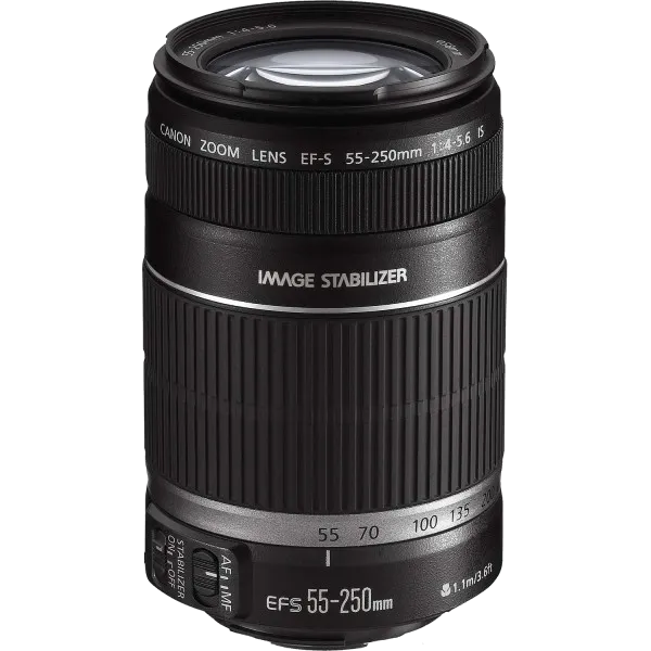 объектива Canon EF-S 55-250mm f/4.0-5.6 IS II
