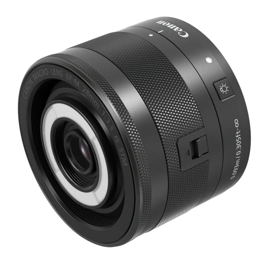 объектива Canon EF-M 28mm f/3.5 Macro IS STM
